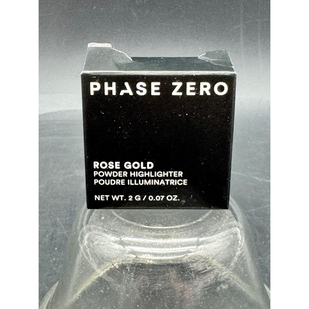 Phase Zero Rose Gold Powder Highlighter 2g 0.07 oz Sample